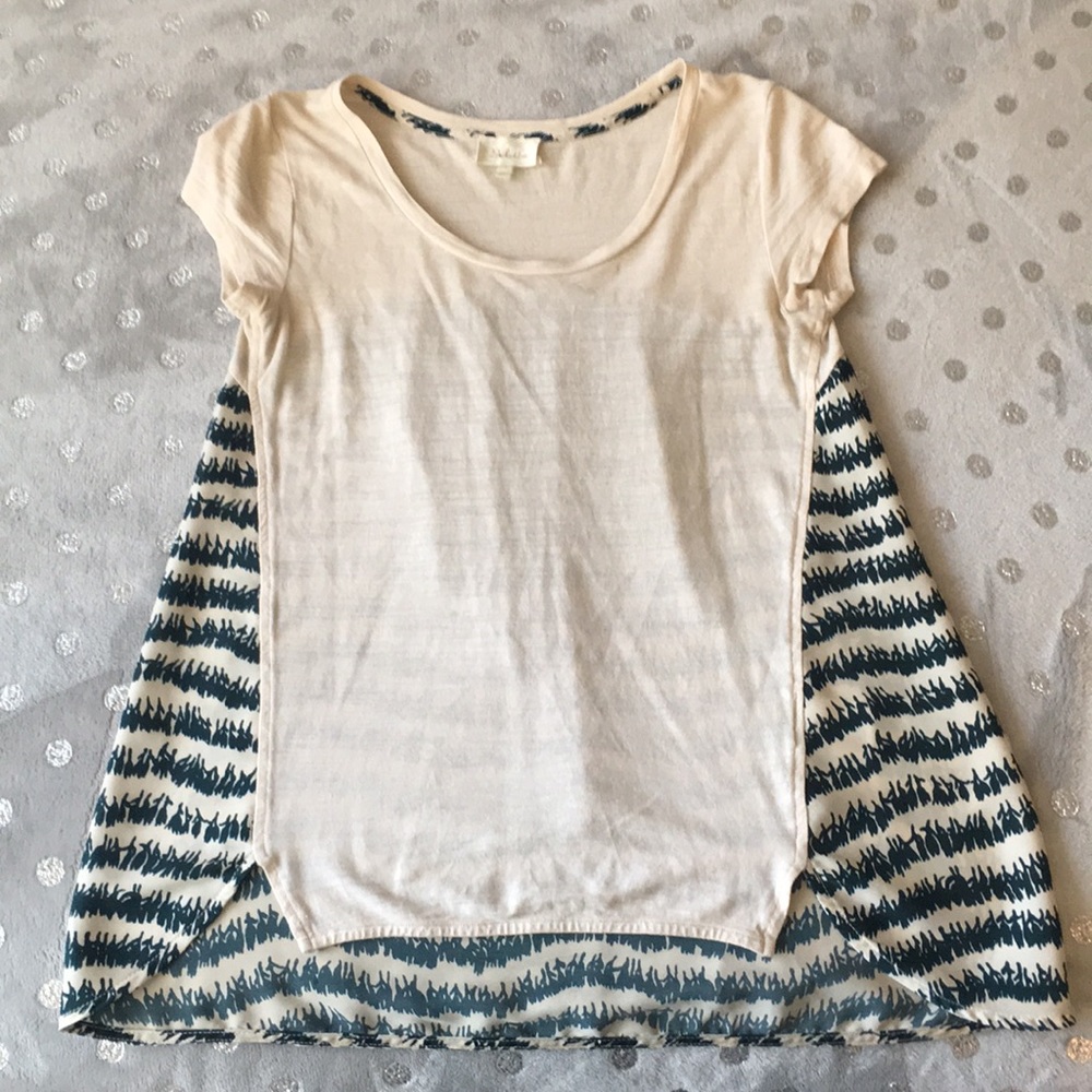 Anthropologie Deletta swing tee shirt